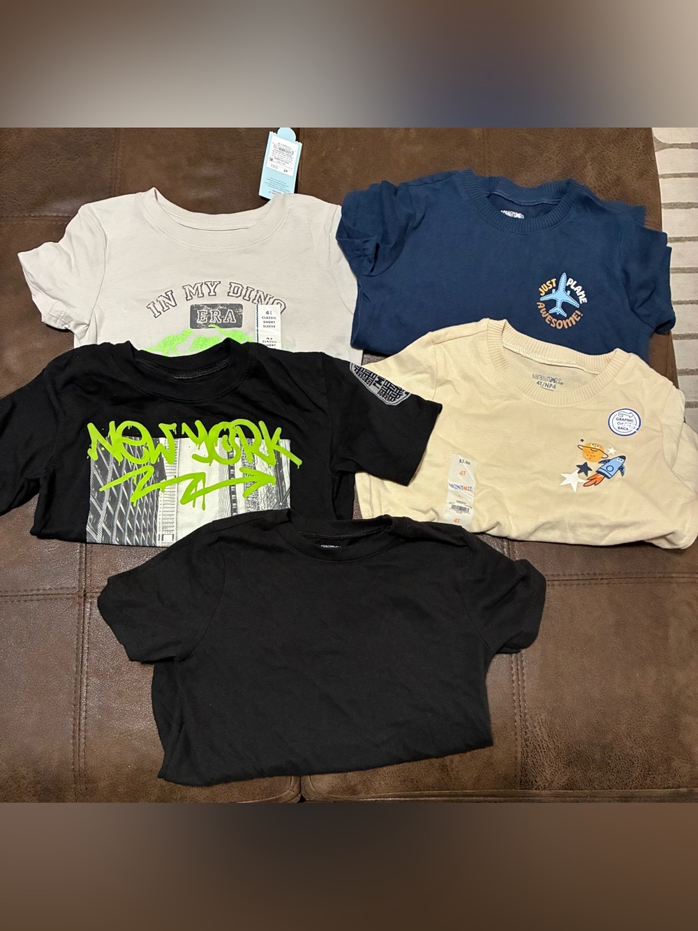 Assorted Kids' T-Shirts (Lot of 5)